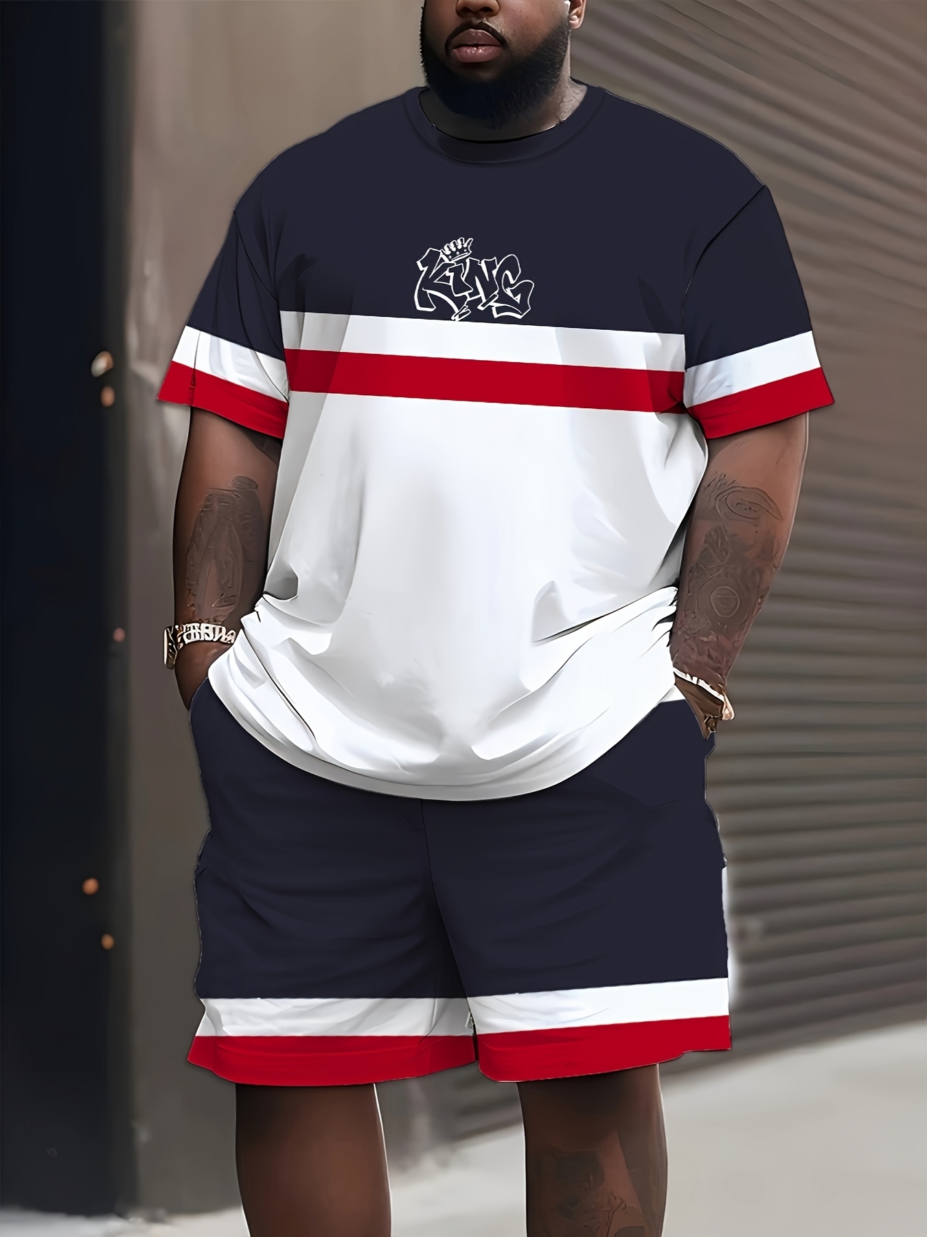 New Plus Size Men's T-shirt An - Men'S Fashion And Style recensione e prezzo