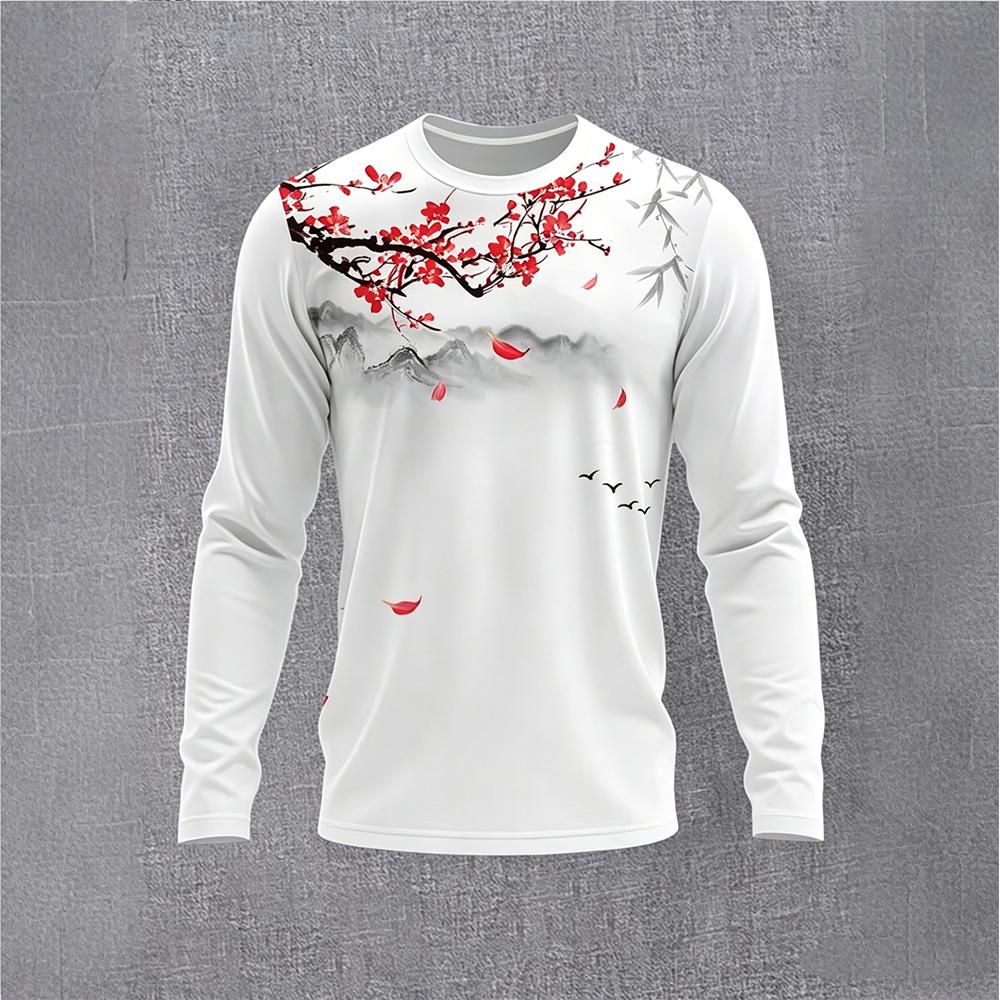 Chinese Style Ink Plum Blossom - Men'S Fashion And Style recensione e prezzo