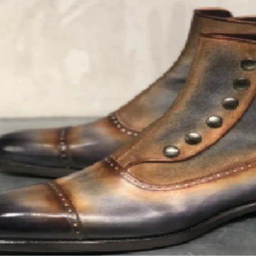 Men's Leather Suede Chelsea Bo - Men'S Fashion News recensione e prezzo