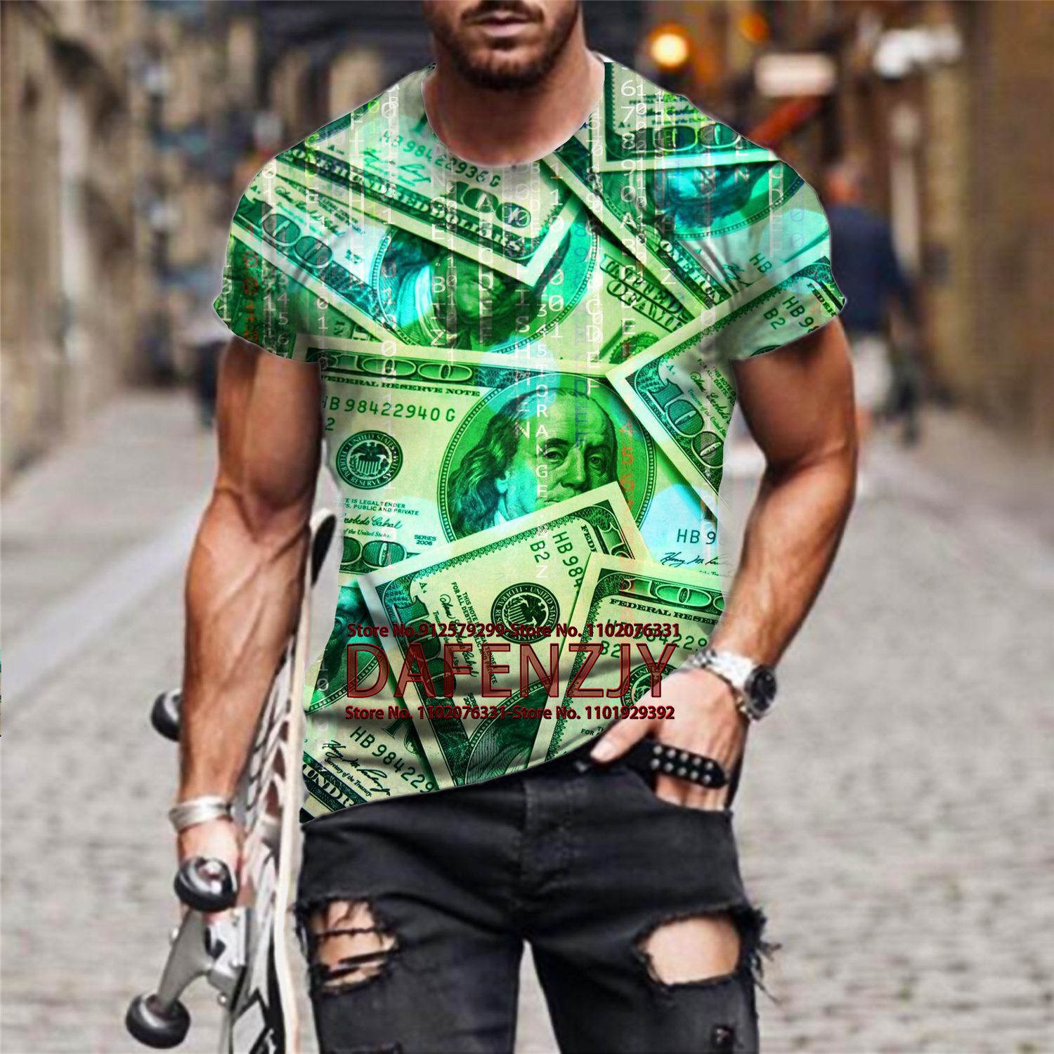 Men's 3d T Shirt American Doll - Mens Fashion Dress Shirts recensione e prezzo