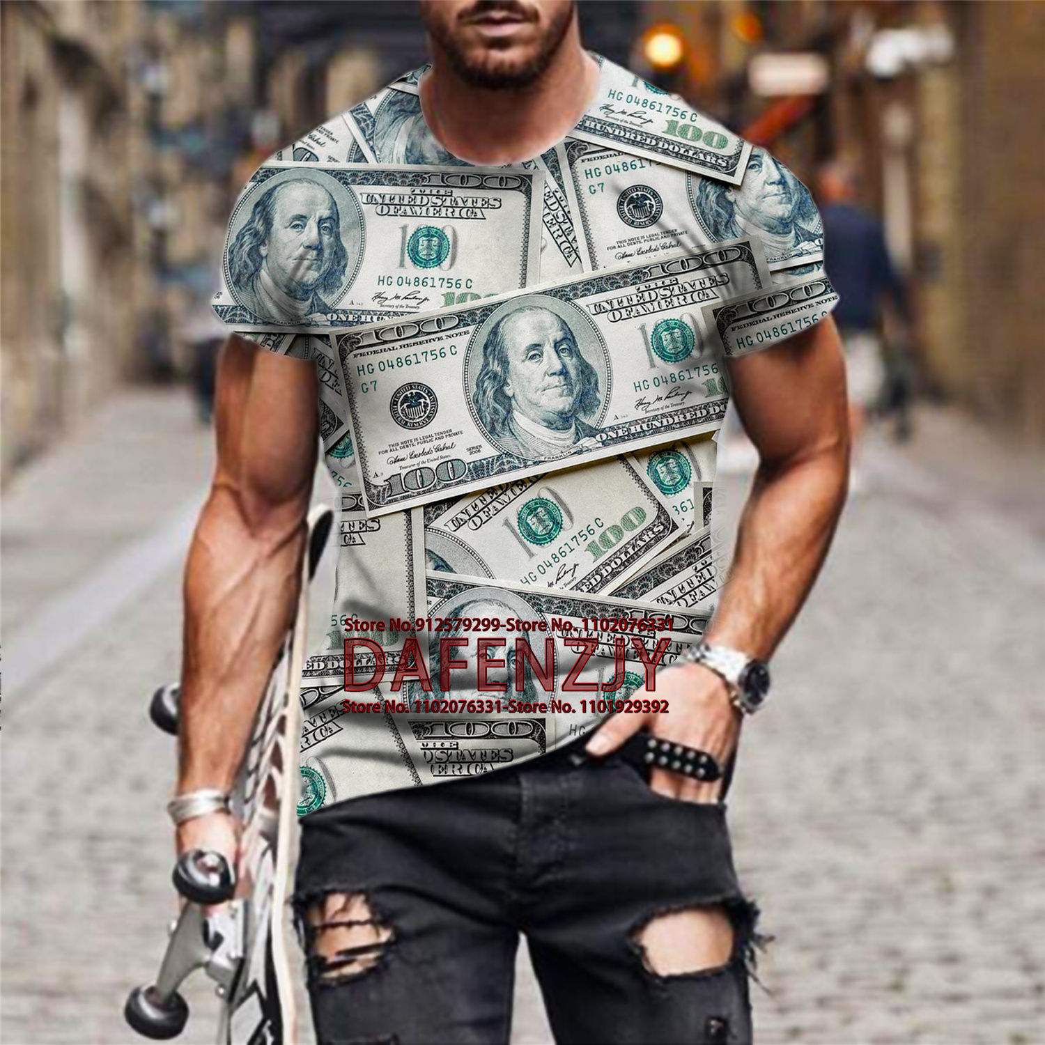 Men's 3d T Shirt American Doll - Mens Fashion Dress Shirts recensione e prezzo