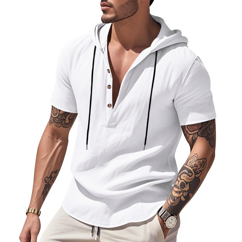 Casual Linen Shirt Light Blue  - Linen Shirt Summer recensione e prezzo