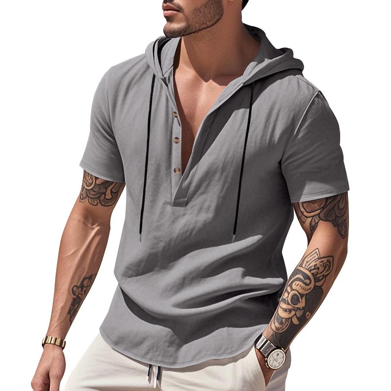 Casual Linen Shirt Light Blue  - Linen Shirt Summer recensione e prezzo