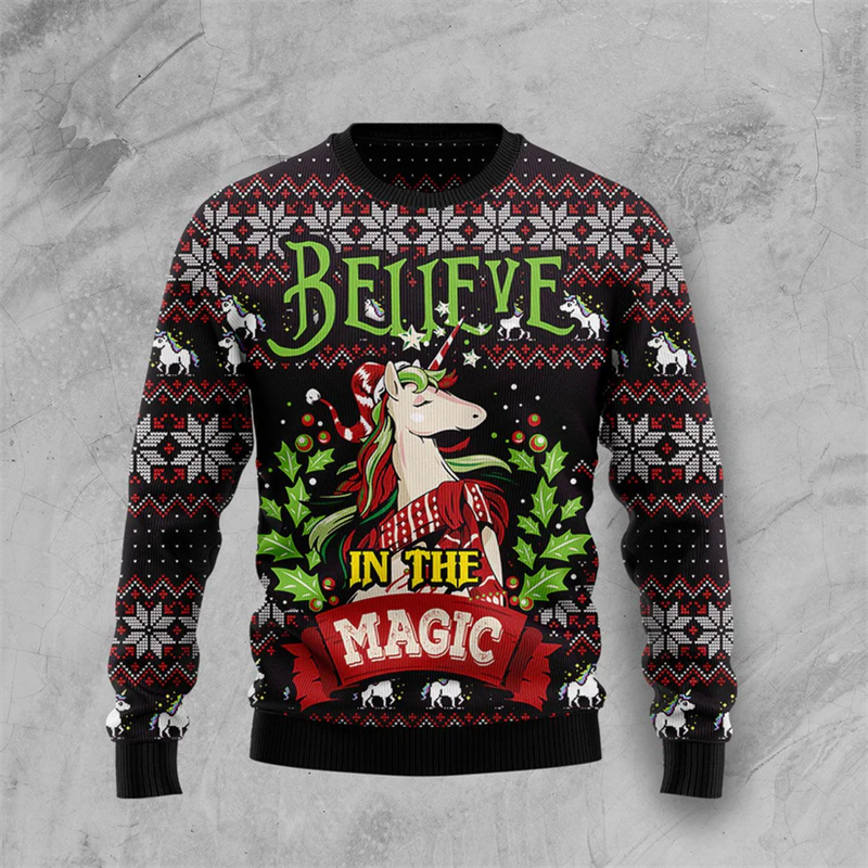 2026 New Unicorn Graphic Unise - Mens Xmas Fashion recensione e prezzo