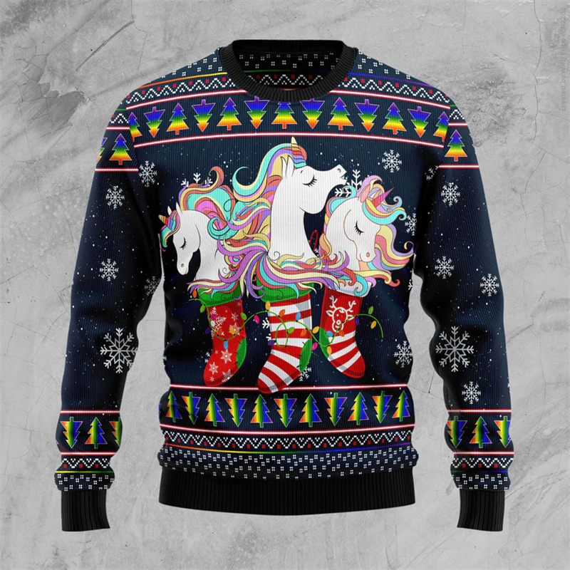 2026 New Unicorn Graphic Unise - Mens Xmas Fashion recensione e prezzo
