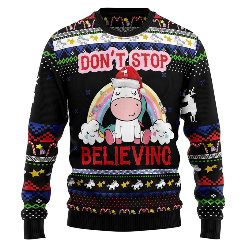 2026 New Unicorn Graphic Unise - Mens Xmas Fashion recensione e prezzo