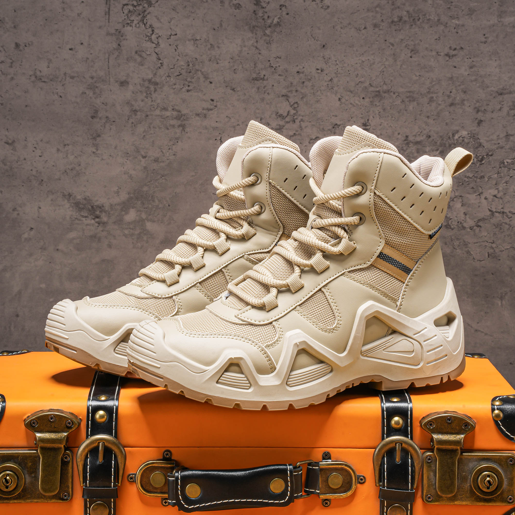 Men's high top boots, hiking b - Men'S Fashion News recensione e prezzo