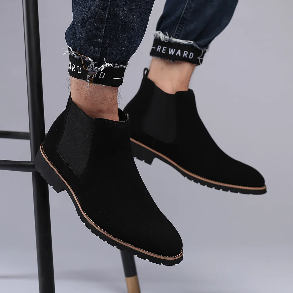 Men Ankle Boots British Style  - Mens Fashion Dress recensione e prezzo