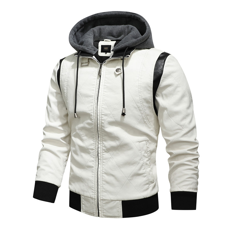 Autumn Winter Bomber Leather J - Mens Fashion Bomber Jacket recensione e prezzo