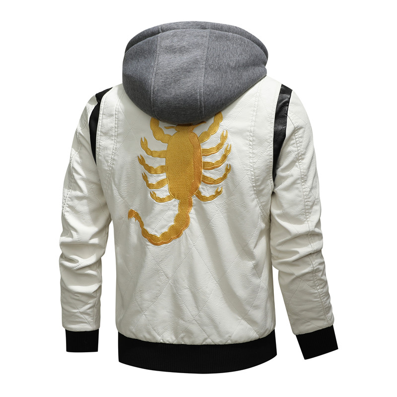 Autumn Winter Bomber Leather J - Mens Fashion Bomber Jacket recensione e prezzo
