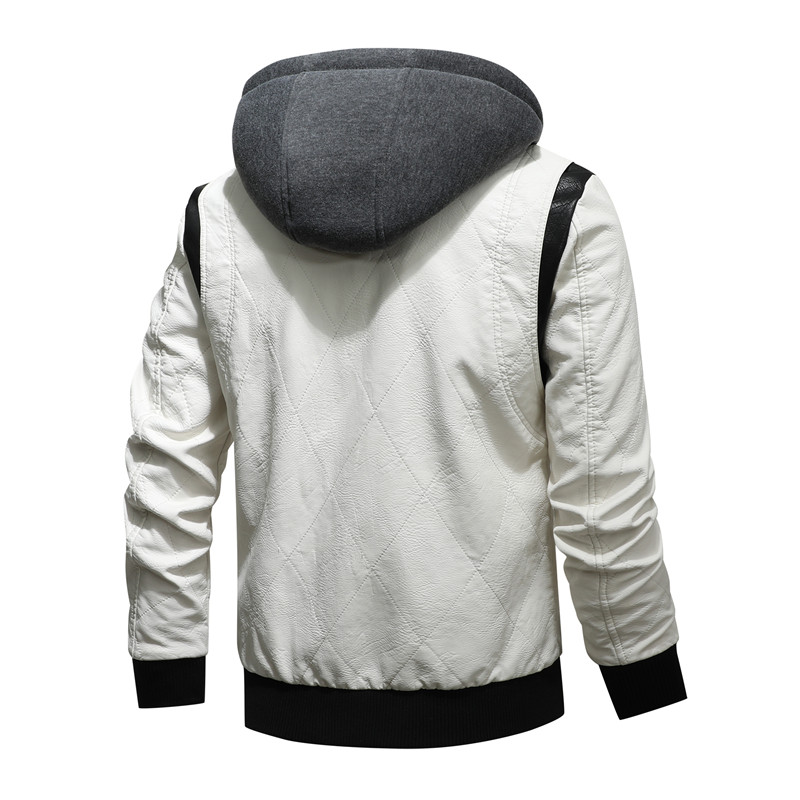 Autumn Winter Bomber Leather J - Mens Fashion Bomber Jacket recensione e prezzo
