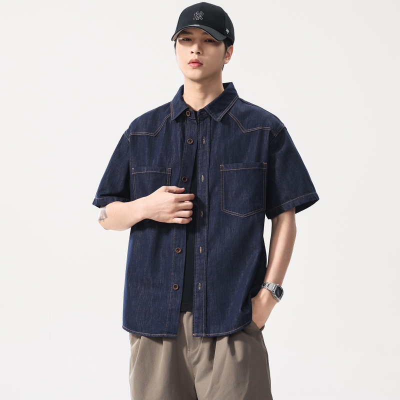 Summer Lightweight Thin Denim  - Jeans Shirt Fashion For Men recensione e prezzo