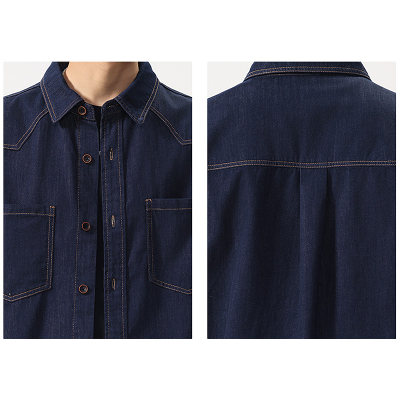 Summer Lightweight Thin Denim  - Jeans Shirt Fashion For Men recensione e prezzo