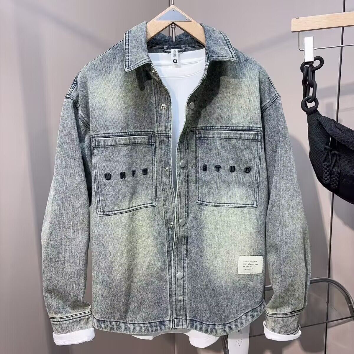 Vintage Clean fit Spring Autum - Jeans Shirt Fashion For Men recensione e prezzo