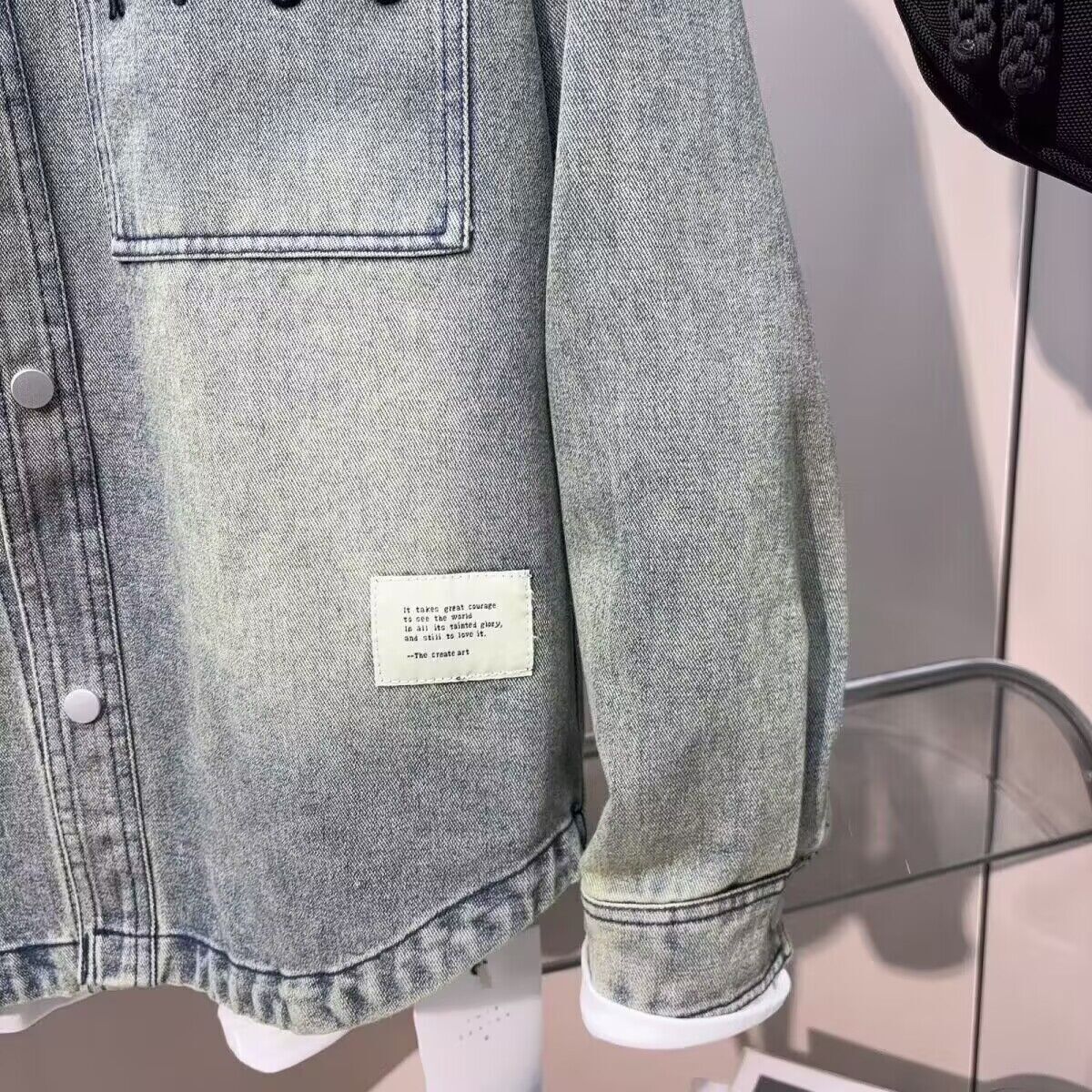 Vintage Clean fit Spring Autum - Jeans Shirt Fashion For Men recensione e prezzo