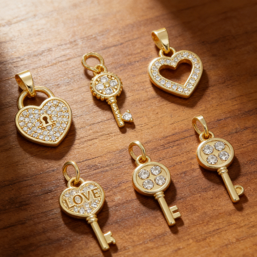 4Pcs Pendants Brass Cubic Zirc - Men'S Fashion Necklaces recensione e prezzo
