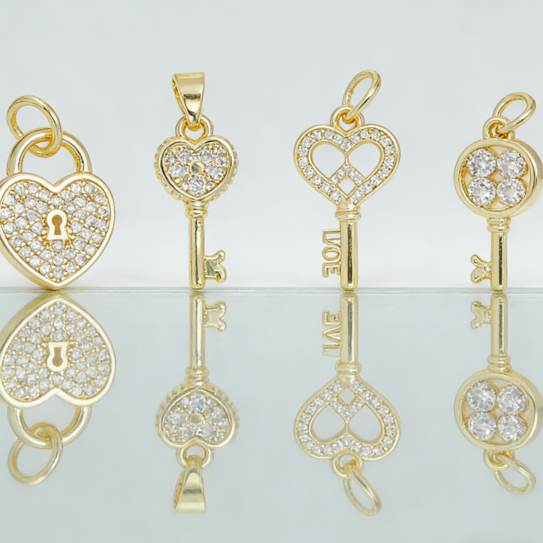 4Pcs Pendants Brass Cubic Zirc - Men'S Fashion Necklaces recensione e prezzo