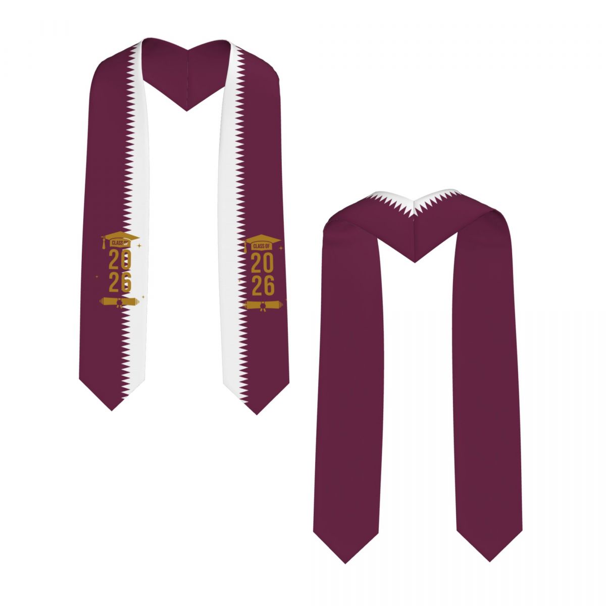 Class Of 2026 Qatar Flag Gradu - Men'S Fashion Qatar recensione e prezzo
