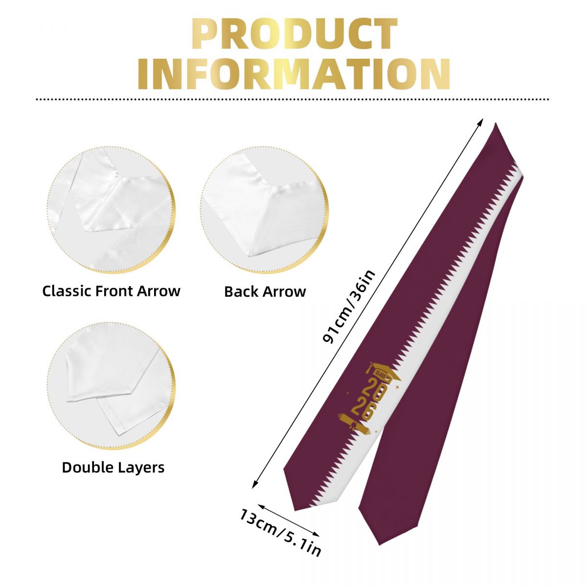 Class Of 2026 Qatar Flag Gradu - Men'S Fashion Qatar recensione e prezzo