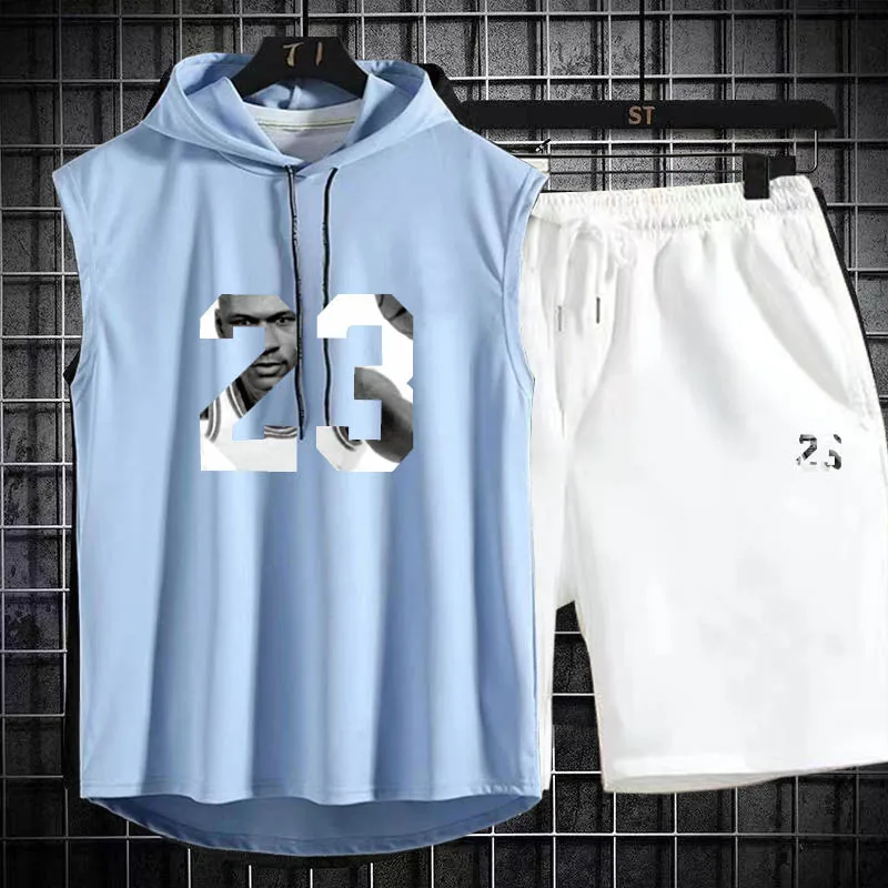 New Summer Men's Two Piece Set - Men'S Fashion V Neck T Shirts recensione e prezzo