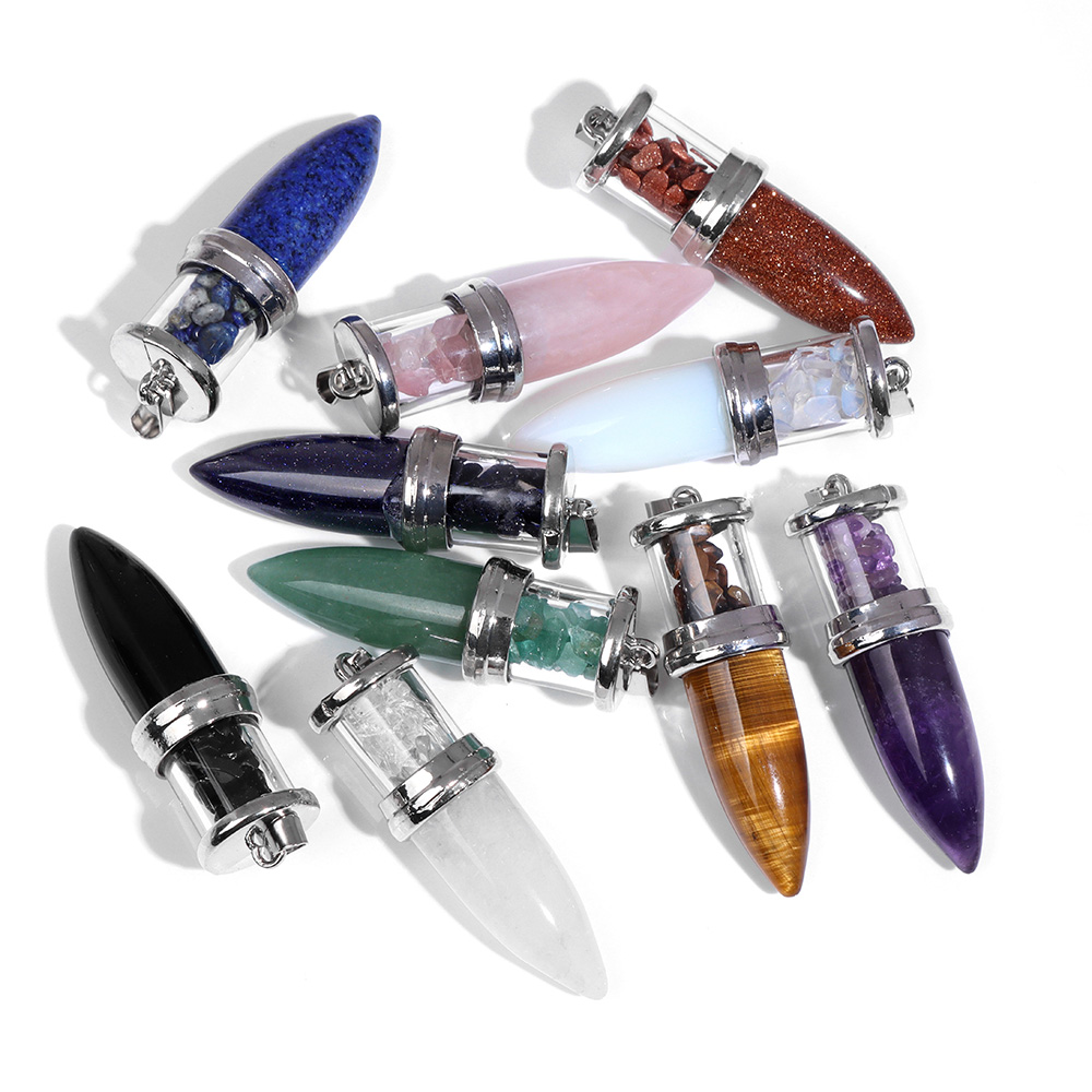 1pc Bullet shape Stone Pendant - Men'S Fashion Necklaces recensione e prezzo