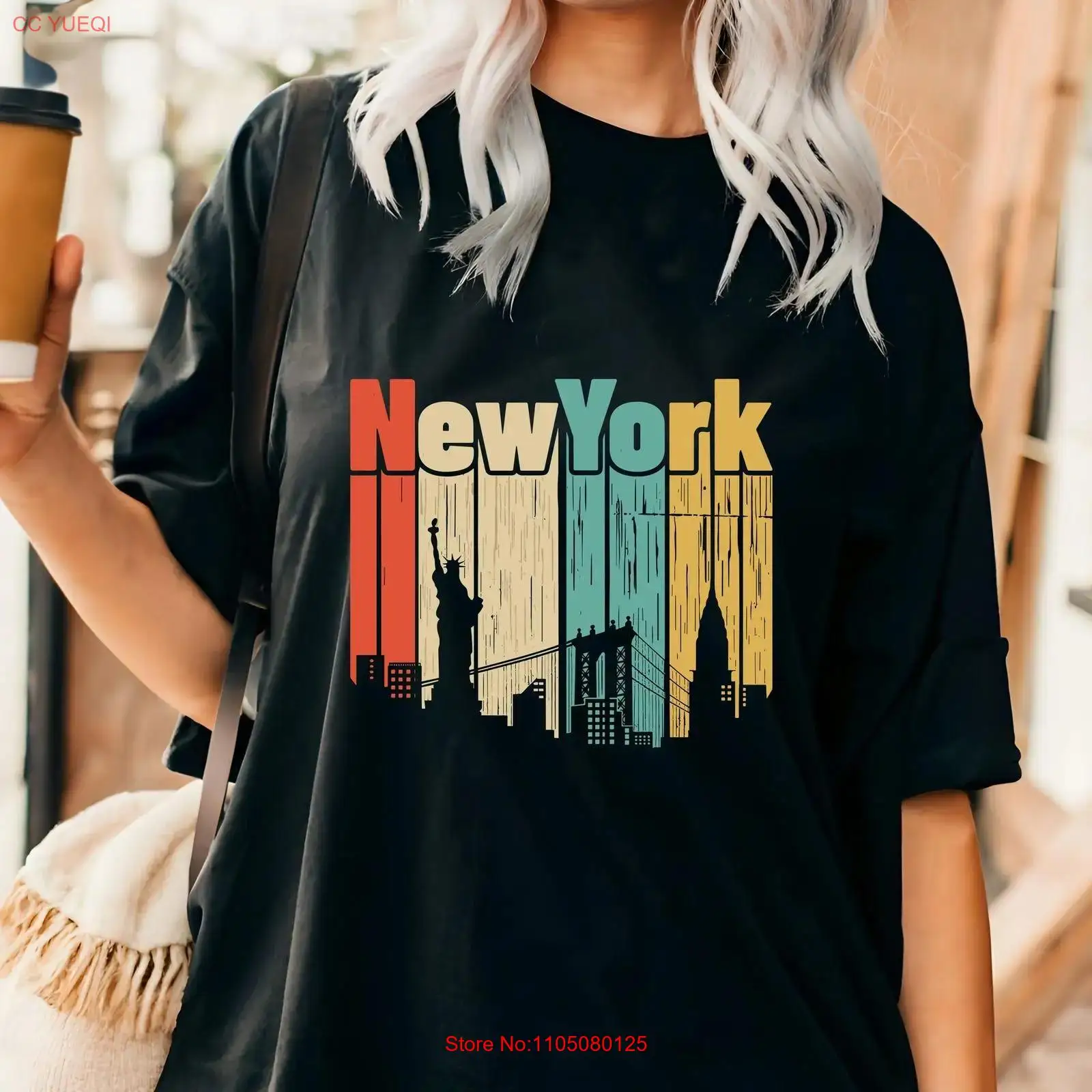 New York retro T shirt USA Tra - Men'S Fashion Nyc recensione e prezzo