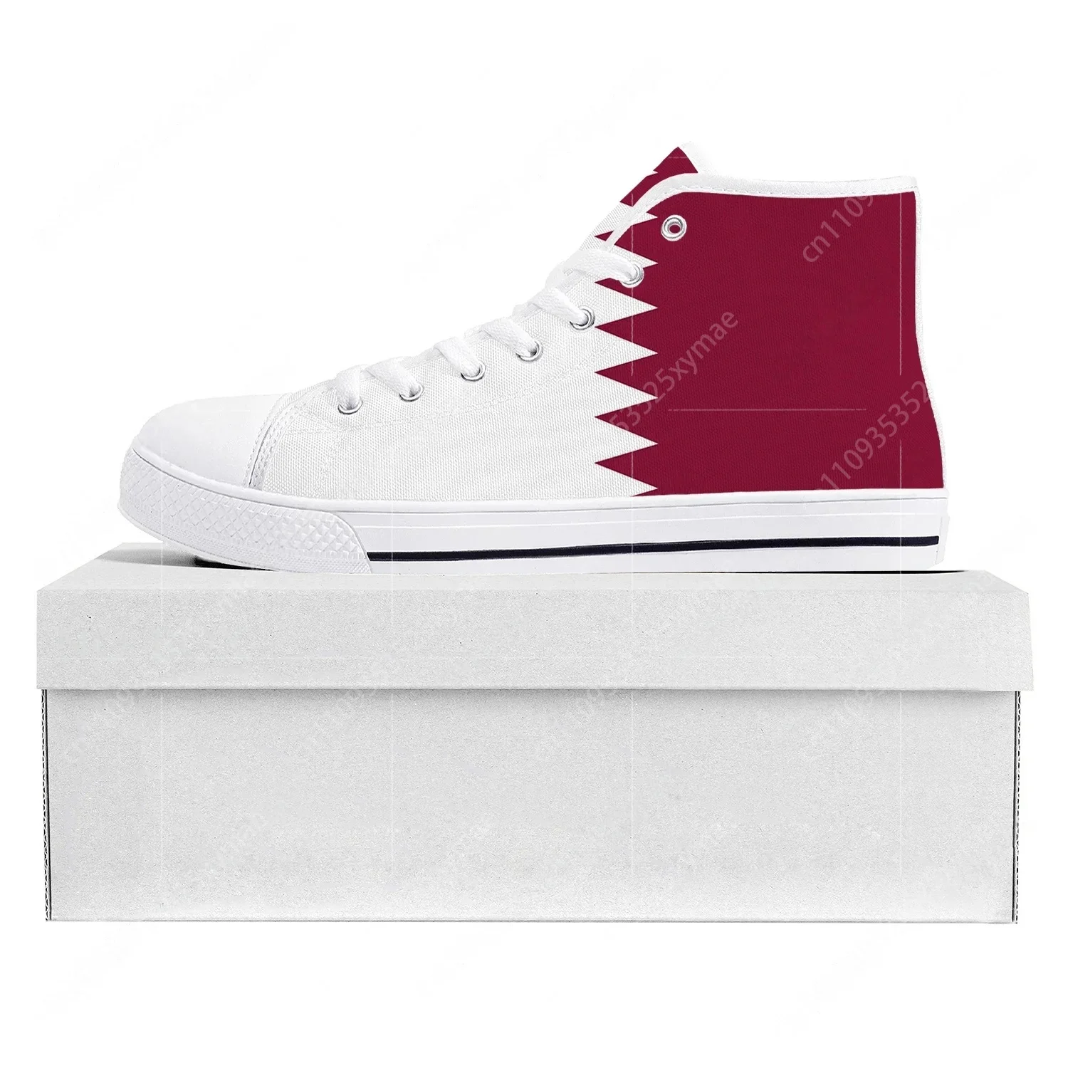 Qatar Flag High Top High Quali - Men'S Fashion Qatar recensione e prezzo