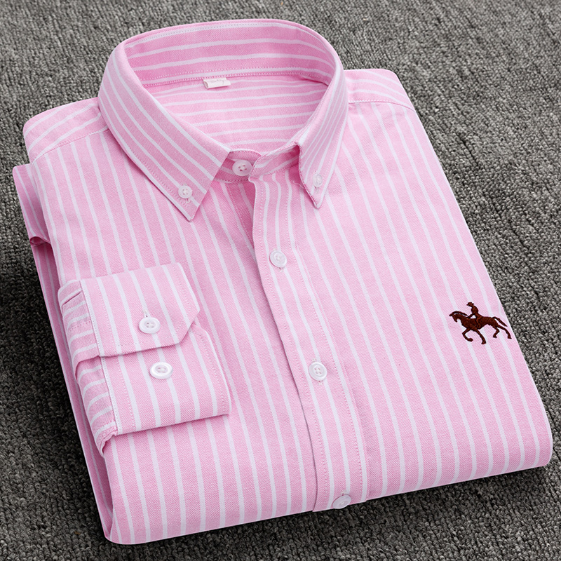 Long Sleeve Pink Shirt For Men - Mens Fashion Dress Shirts recensione e prezzo