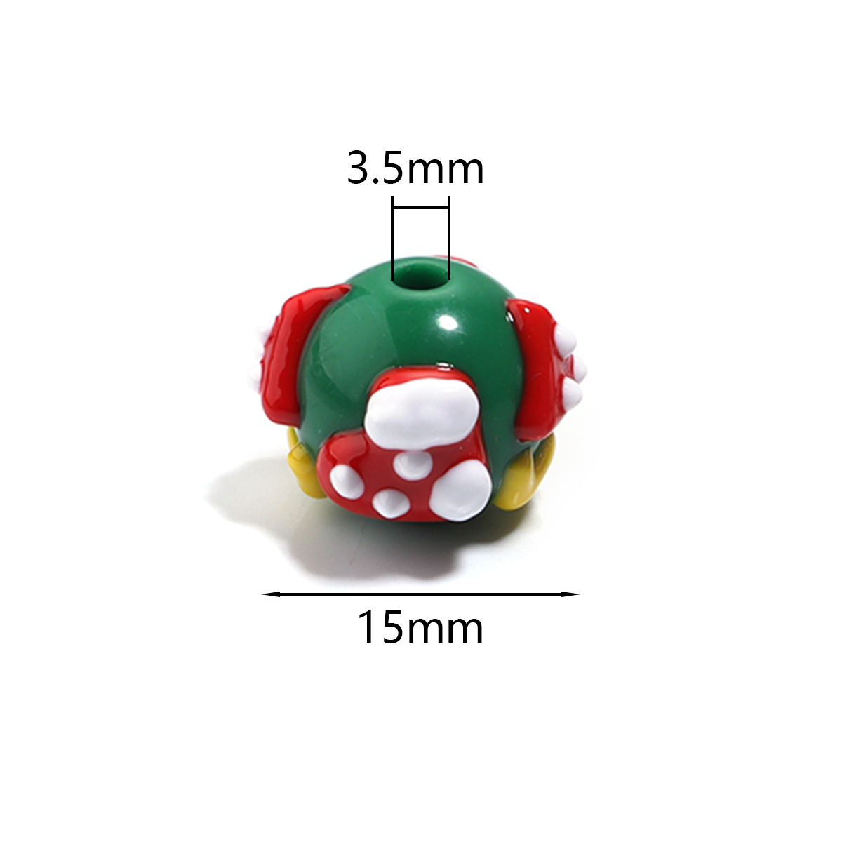 5pcs/lot Chrismas Acrylic Bead - Mens Xmas Fashion recensione e prezzo