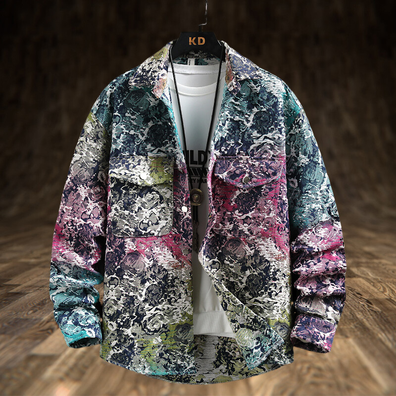 Spring Men's Lxury Denim Jacke - Jeans Shirt Fashion For Men recensione e prezzo