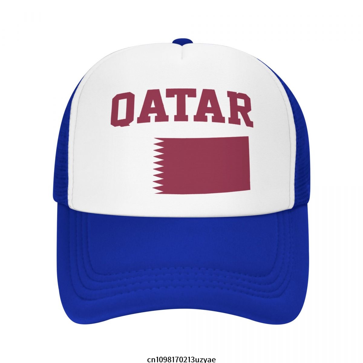 Qatar Flag Mesh Baseball Cap S - Men'S Fashion Qatar recensione e prezzo