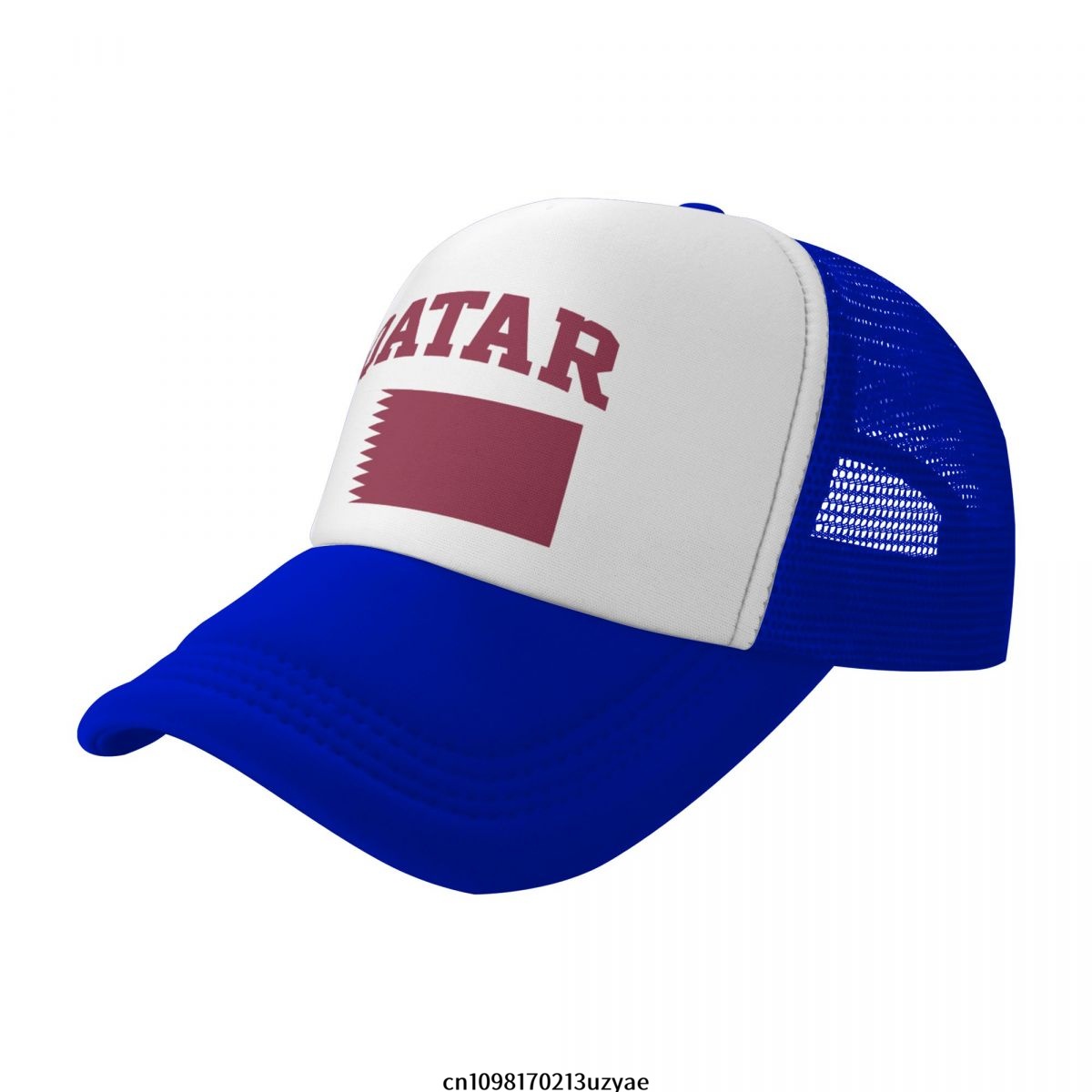 Qatar Flag Mesh Baseball Cap S - Men'S Fashion Qatar recensione e prezzo