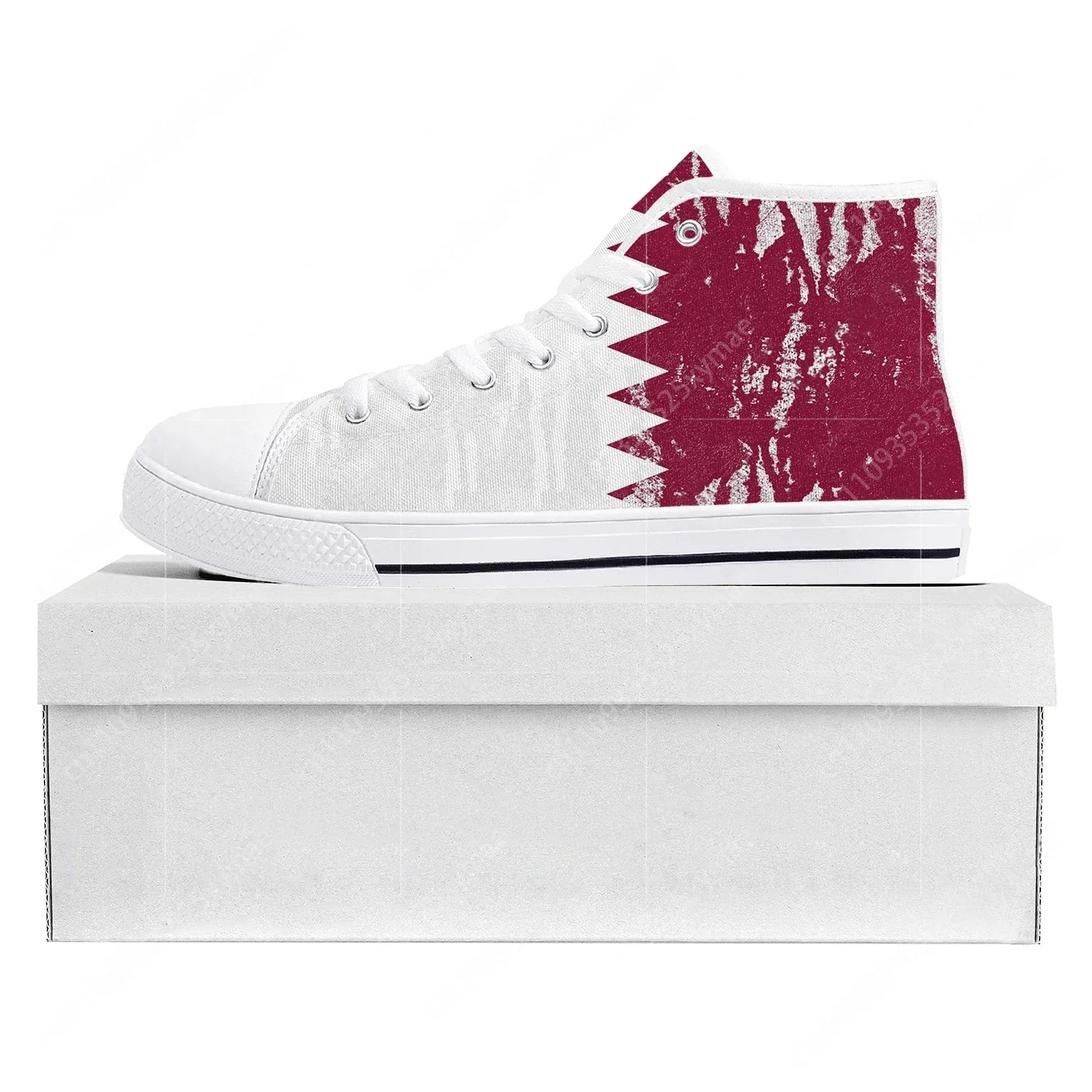 Qatar Flag High Top High Quali - Men'S Fashion Qatar recensione e prezzo