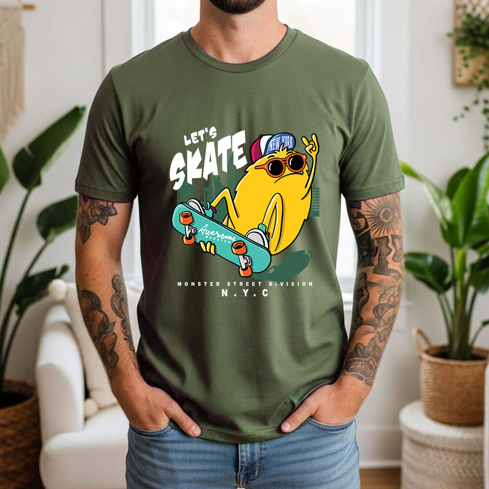 100% Cotton NYC Skate Monster  - Men'S Fashion Nyc recensione e prezzo